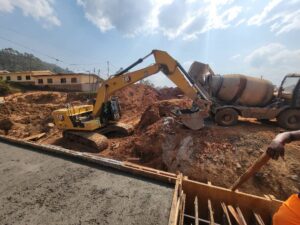 Travaux de la traversee urbaine de la ville de Bamenda