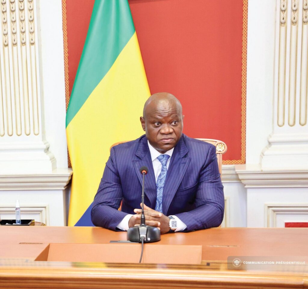 Brice Olingui Nguema, President de la Republique du Gabon