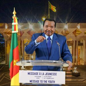 Paul Biya, President de la Republique du Cameroun
