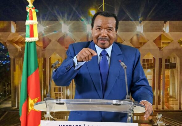Paul Biya, President de la Republique du Cameroun