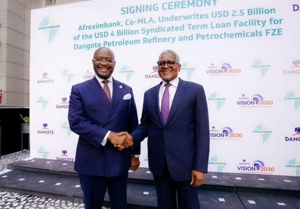 Aliko Dango et Dr George Elombi