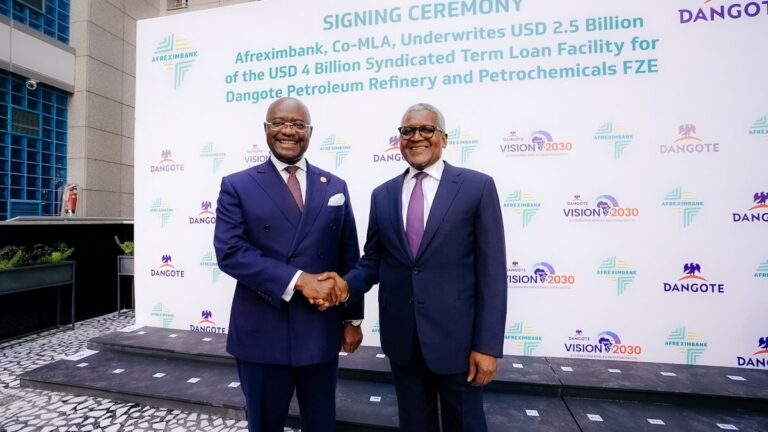 Aliko Dango et Dr George Elombi