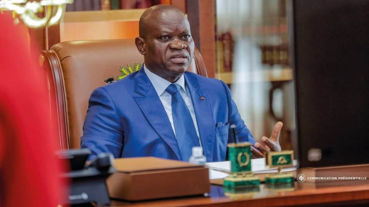 Brice Clotaire Oligui Nguema, President de la Republique du Gabon