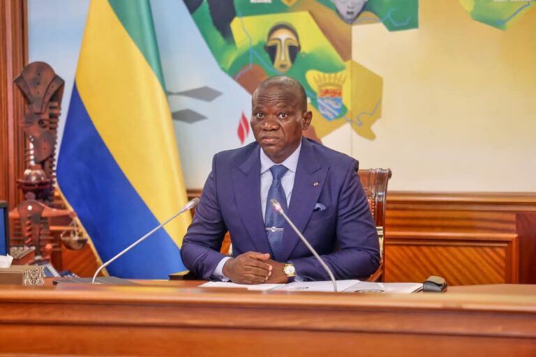 Brice Olingui Nguema, President de la Republique du Gabon 1