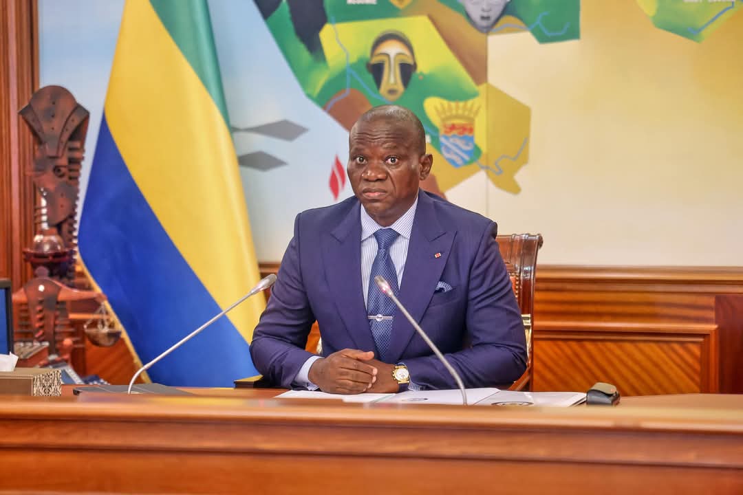 Brice Olingui Nguema, President de la Republique du Gabon 1