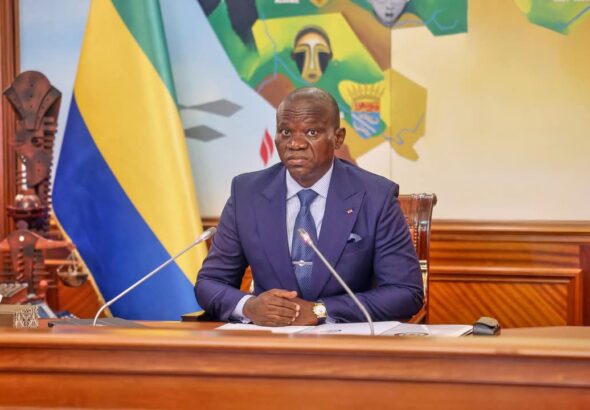 Brice Olingui Nguema, President de la Republique du Gabon 1