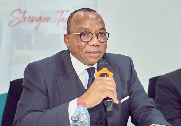 Celestin Tawamba, President du GECAM 3