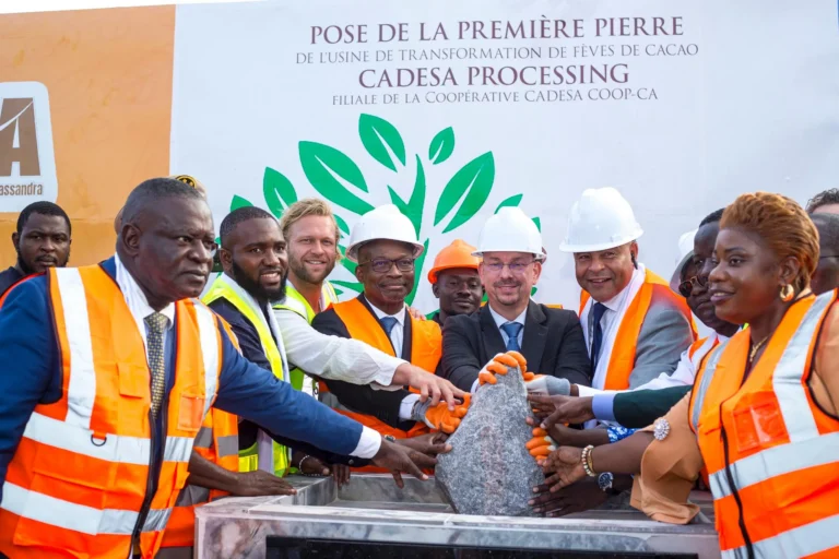la coopérative CADESA a lancé la construction d’une unité de transformation de cacao soutenue par les Pays-Bas.