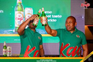 UCB dévoile la nouvelle identité visuelle de la bière Kadji, « Nouvelle allure, même goût unique, même fierté »