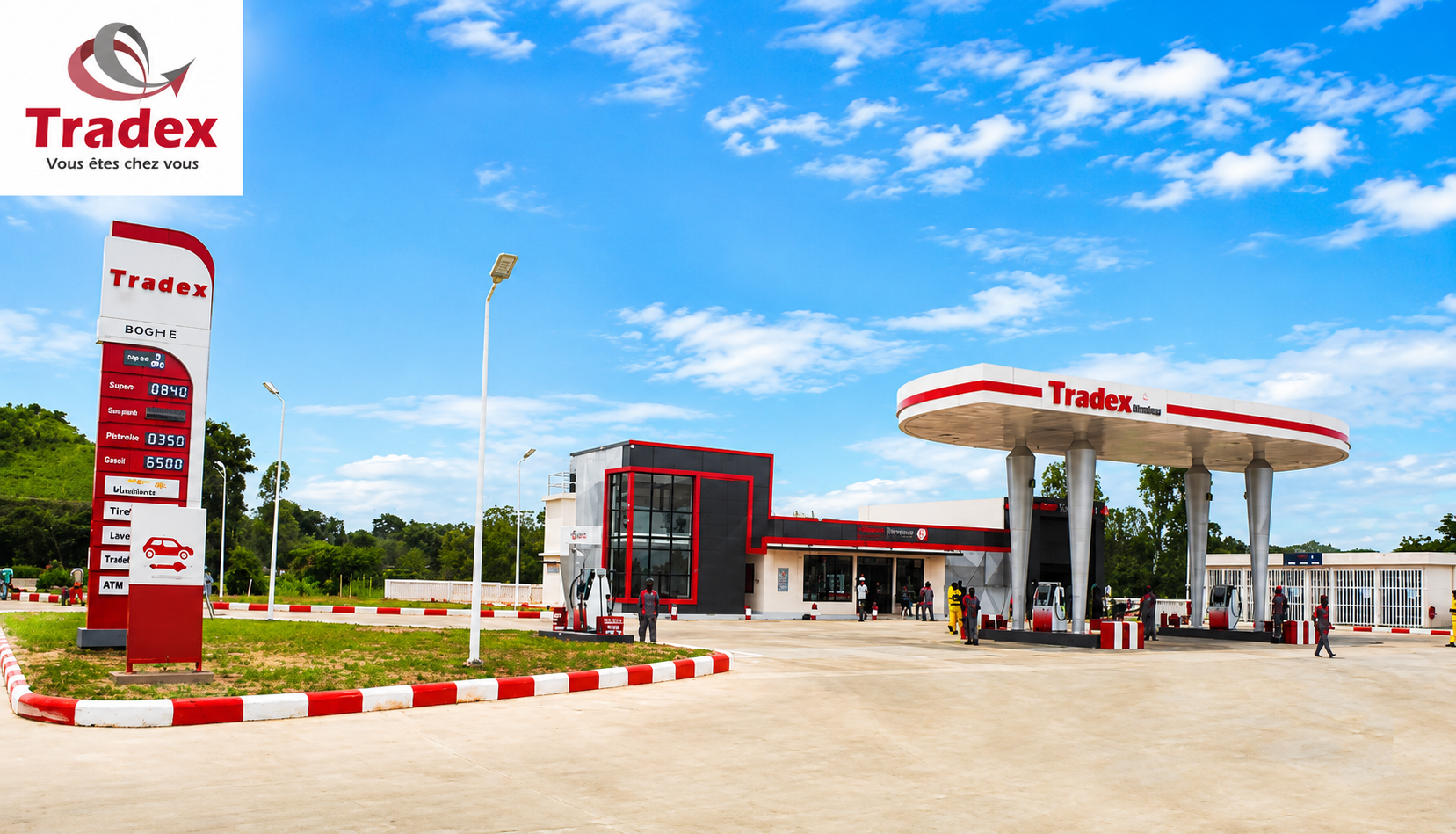 Station-service Garoua-Tradex Garoua-Energie-TRADEX Bockle-Hydrocarbure