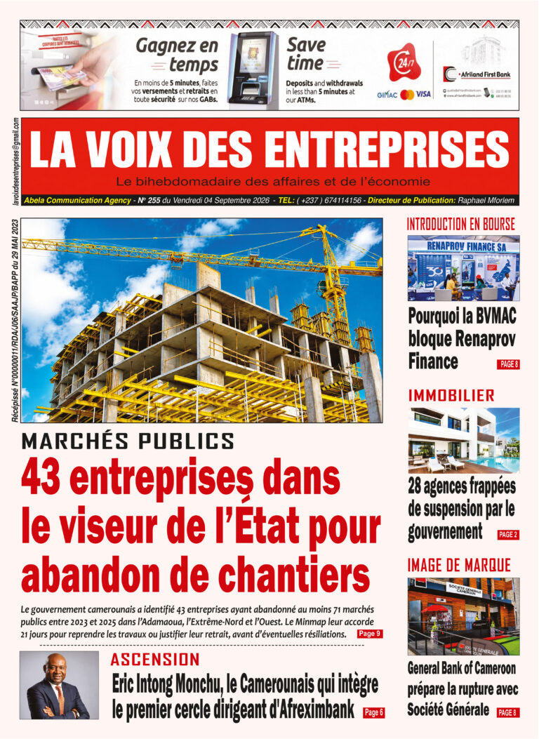 📰 LA VOIX DES ENTREPRISES – Édition N°255