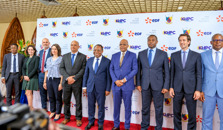 Vue du projet de barrage hydroélectrique de Kikot-Mbebe, au Cameroun, pour lequel plus de 50 financiers ont manifesté leur intérêt.