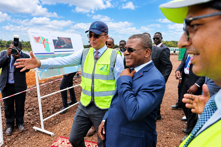 La plateforme logistique multimodale de Dibamba Douala Port Logistics Platform (DDLP), développée avec le PAD et ARISE IIP au Cameroun.