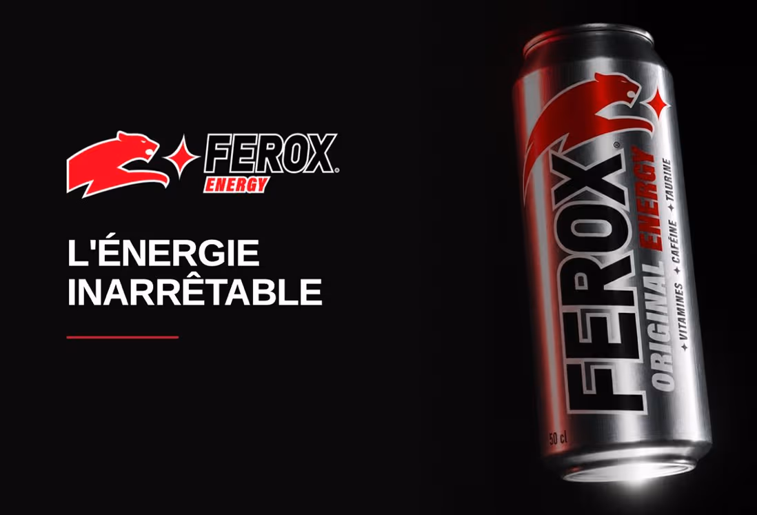Castel présente FEROX Energy, sa nouvelle boisson énergisante, à Douala au Cameroun.