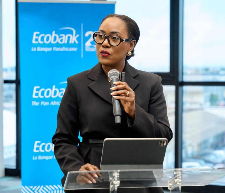 Gwendoline Abunaw, DG d’Ecobank Cameroun, lors de la signature du partenariat avec l’Université de Ngaoundéré.