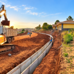 Travaux de construction de la Ring Road, route de 365 km dans la région du Nord-Ouest du Cameroun, dont l’achèvement est désormais prévu en 2029.
