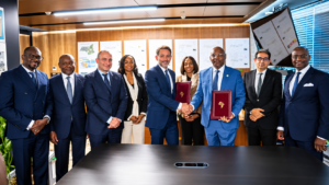Hayssam El Jammal, PDG de Prometal Groupe, lors de la signature du financement de 40 millions d’euros avec Afreximbank au Caire.