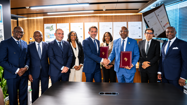 Hayssam El Jammal, PDG de Prometal Groupe, lors de la signature du financement de 40 millions d’euros avec Afreximbank au Caire.