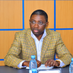 Rodolphe Simo Kam, PDG de Sofitoul et d’ALS Group, lors du lancement du projet Kempinski Shekinah Palace à Douala.