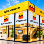 Siège de SCB Cameroun à Douala. La filiale d'Attijariwafa bank affiche 489,3 milliards FCFA de concours à la clientèle à fin juillet 2026, soit un ratio de 68,2 % des dépôts collectés.