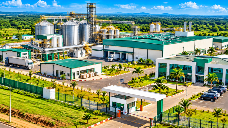 Complexe industriel agroalimentaire de Kaélé au Cameroun, un projet de 23,2 milliards FCFA destiné à transformer 73 000 tonnes de productions agricoles et animales par an dans la région de l’Extrême-Nord.