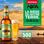 Boissons du Cameroun enrichit sa gamme avec Mboa, une nouvelle bière blonde camerounaise vendue à 500 FCFA la bouteille consignée de 50 cl.