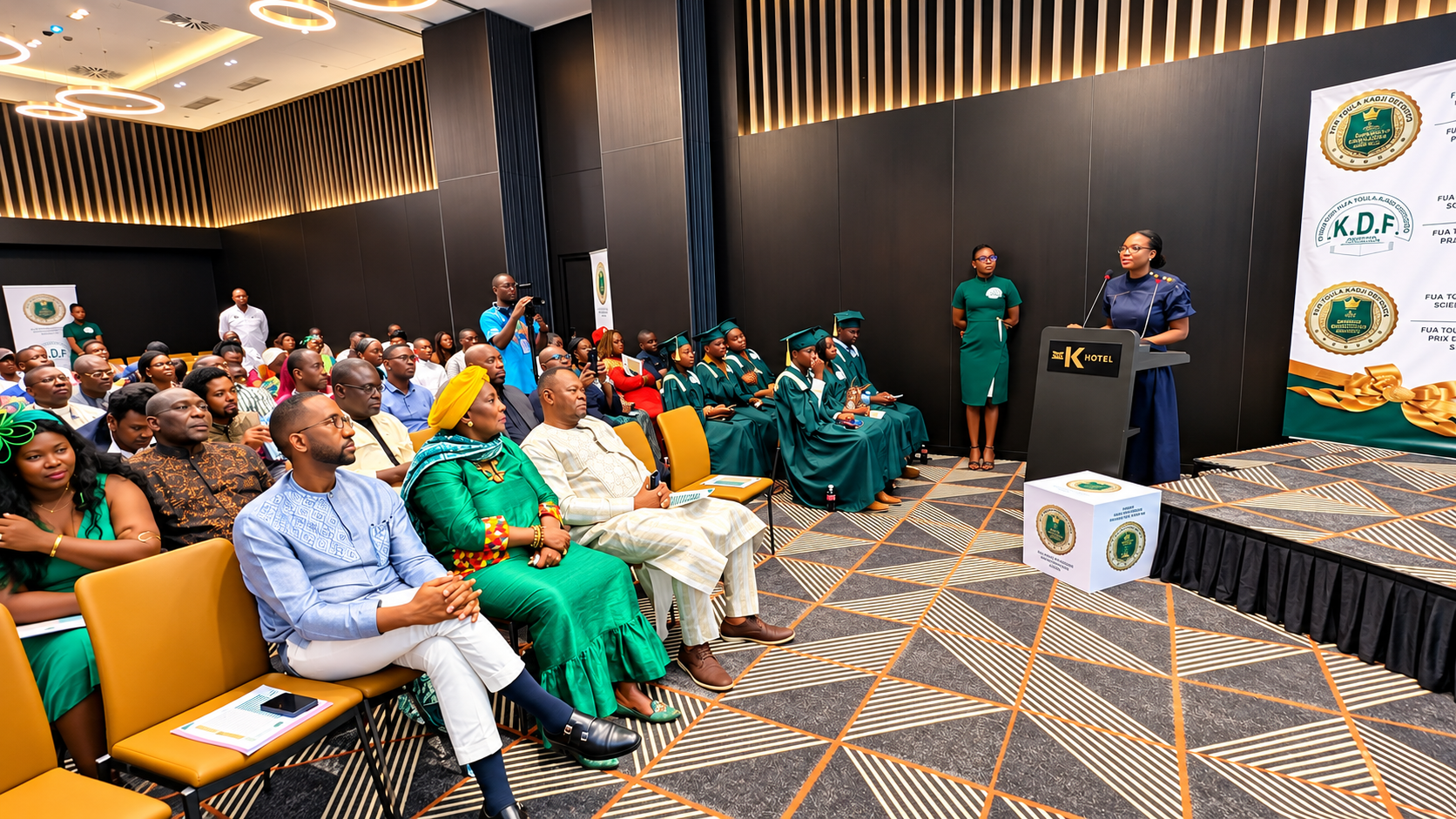 La Fondation Fu’a Toula Kadji Defosso récompense 15 lauréats au Forum de l’Excellence scientifique et technologique 2026 à Douala, avec une nouvelle catégorie dédiée aux jeunes inventeurs-innovateurs camerounais.